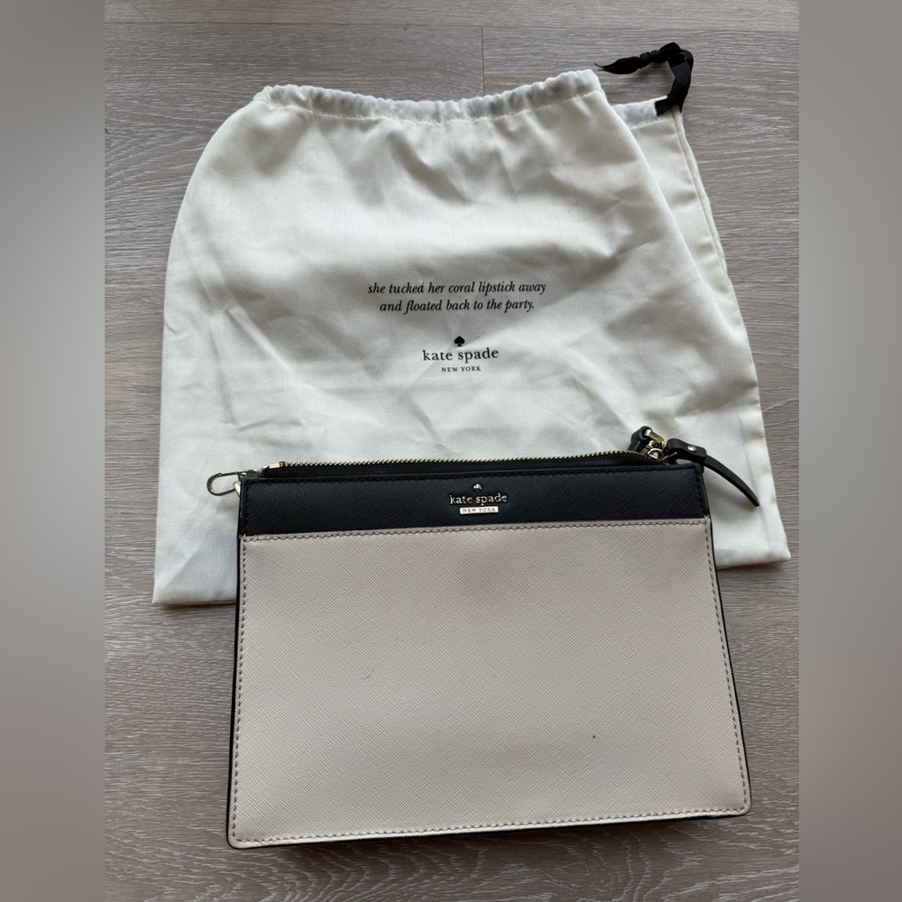 Kate Spade Two-Tone Black and Cream Crossbody